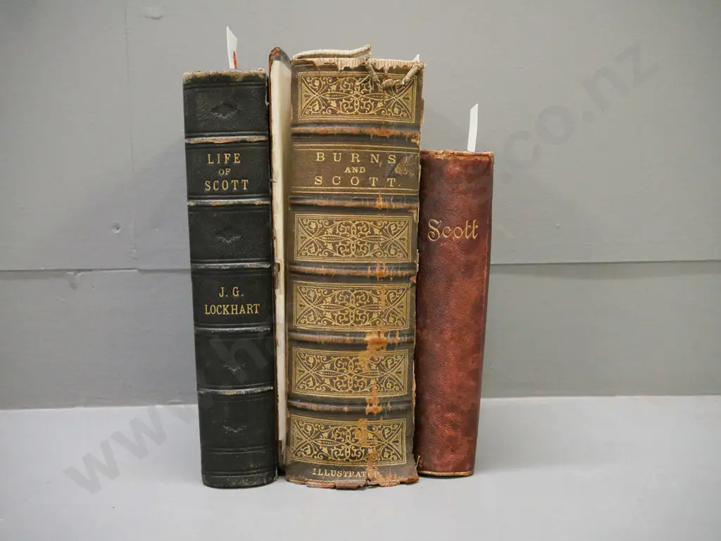 The Life of Sir Walter Scott by Lockhart, Adam & Charles Black London 1893. The Poetical Works of Sir Walter Scott Image 1++