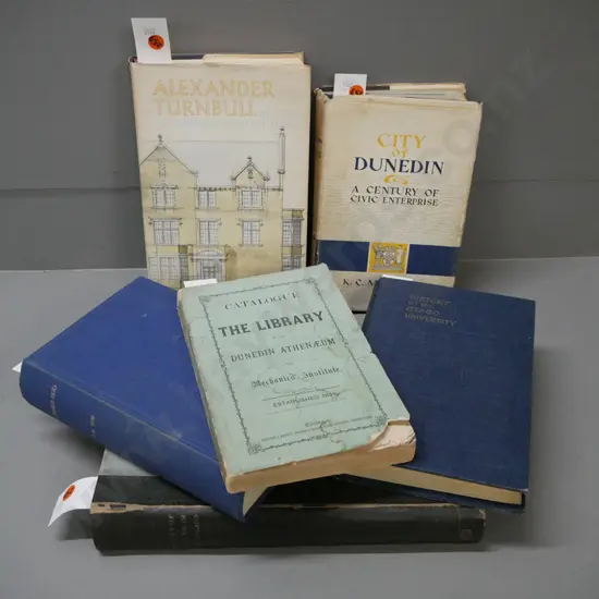 6x books of early Otago: