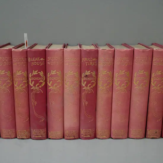 12x Charles Dickens books: