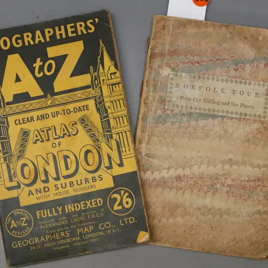 2x English travel guides: