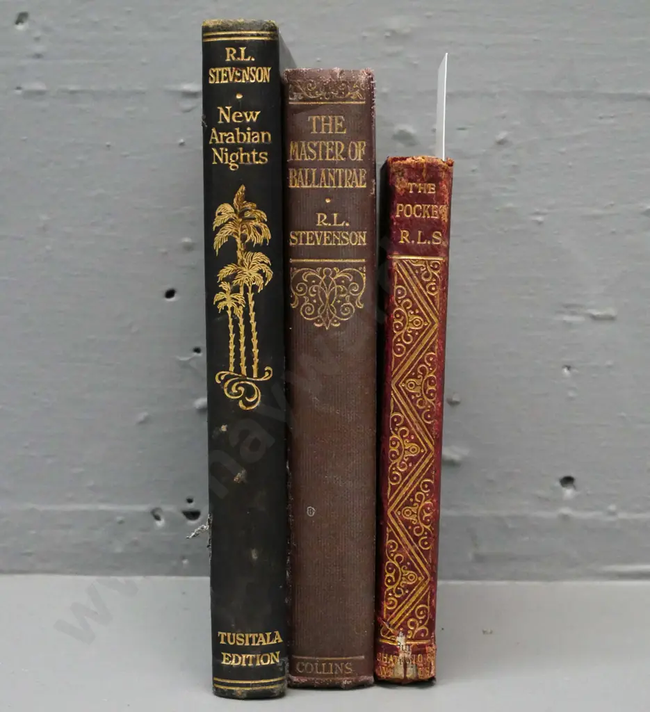 3x Robert Louis Stevenson books: Image 1++