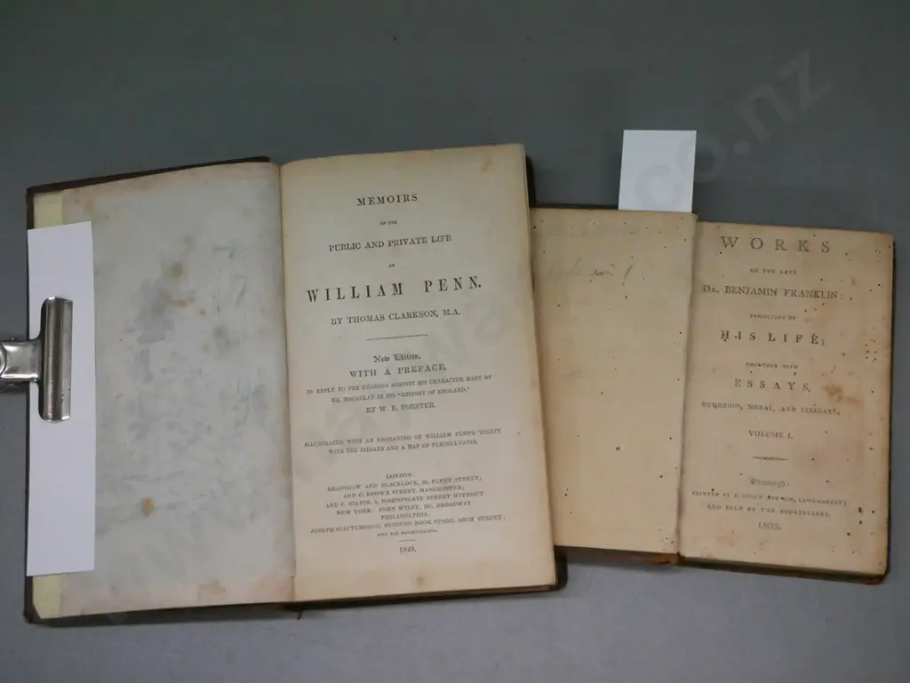2x books of early USA history: Image 1++