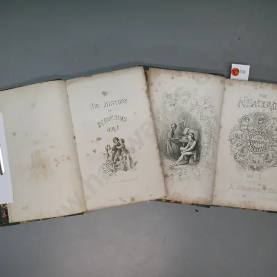 2x William Makepeace Thackeray novels:
