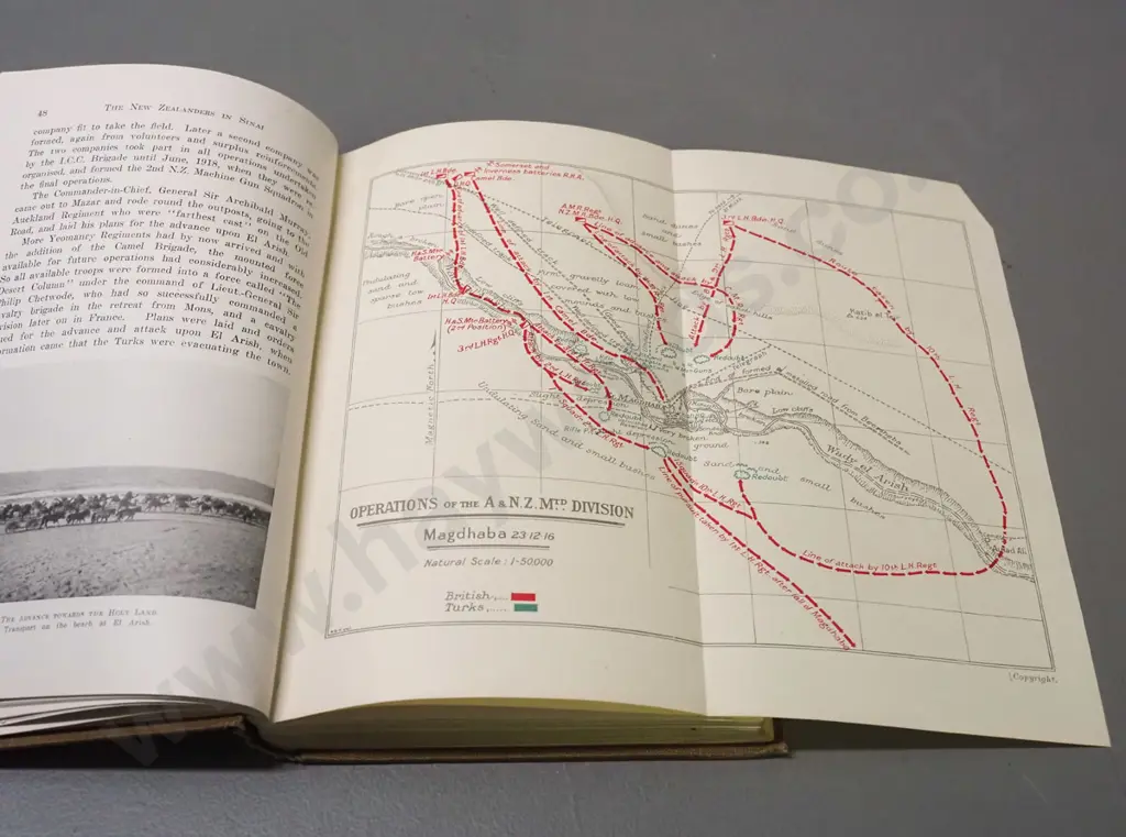 The Official History of New Zealand's Effort in the Great War: Vol. 3 - Sinai & Palestine - Image 1++