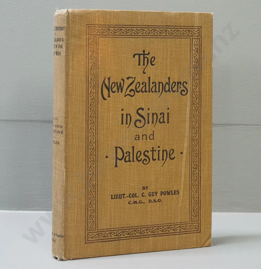 The Official History of New Zealand's Effort in the Great War: Vol. 3 - Sinai & Palestine - Image 1++