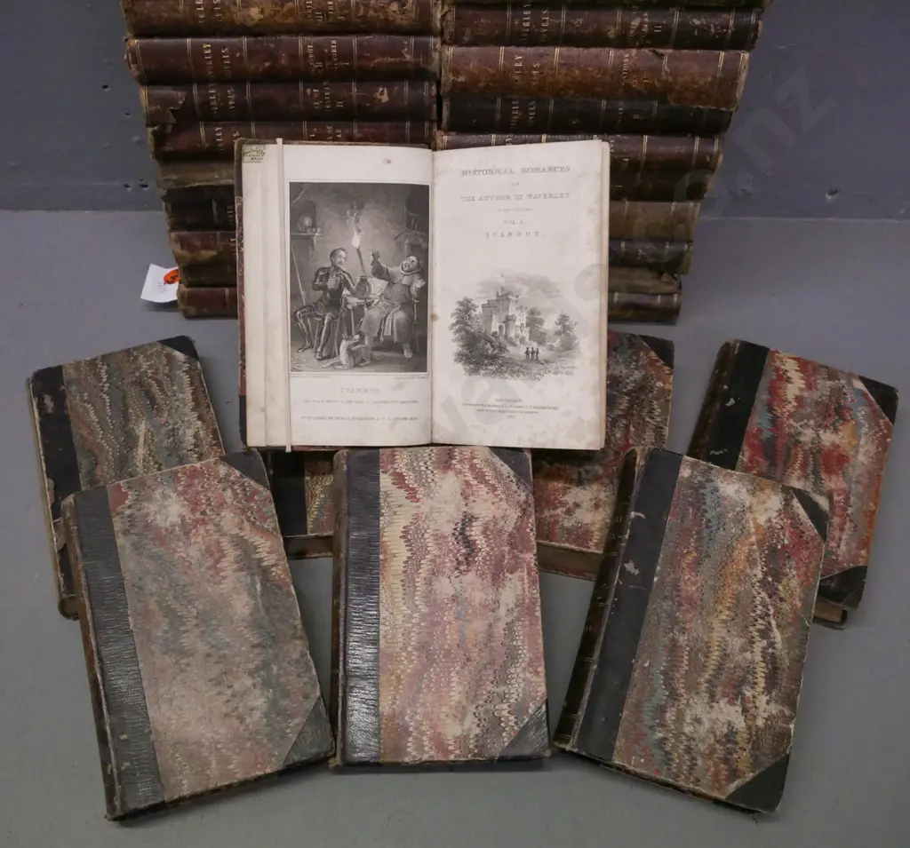 40x Waverley Novels by Walter Scott, Hurst Robinson or Cadell c1820-35. Image 1++