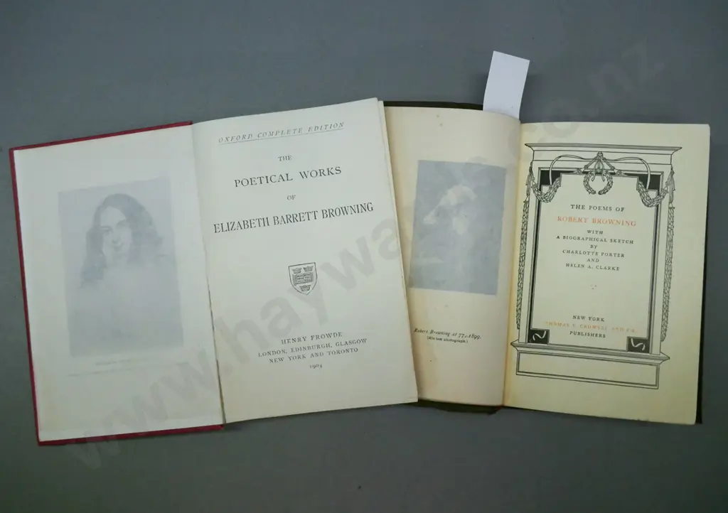 2x Browning poetry books: Image 1++