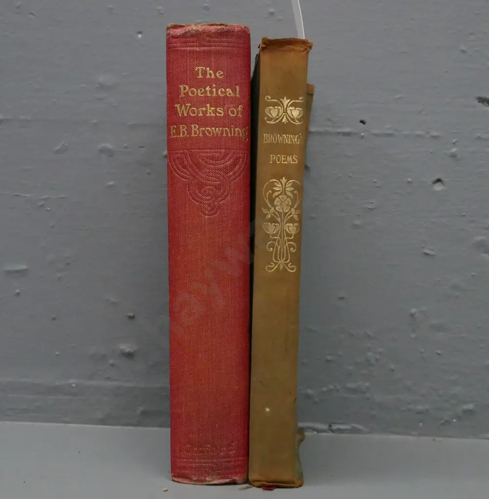 2x Browning poetry books: Image 1++