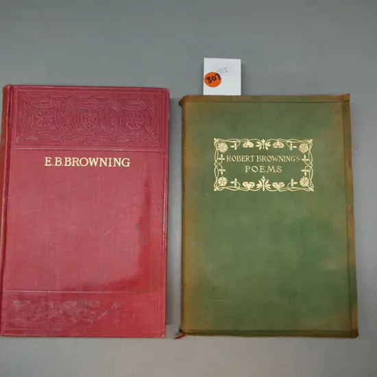 2x Browning poetry books: