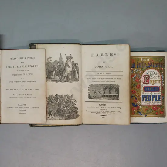 3x small books for children: