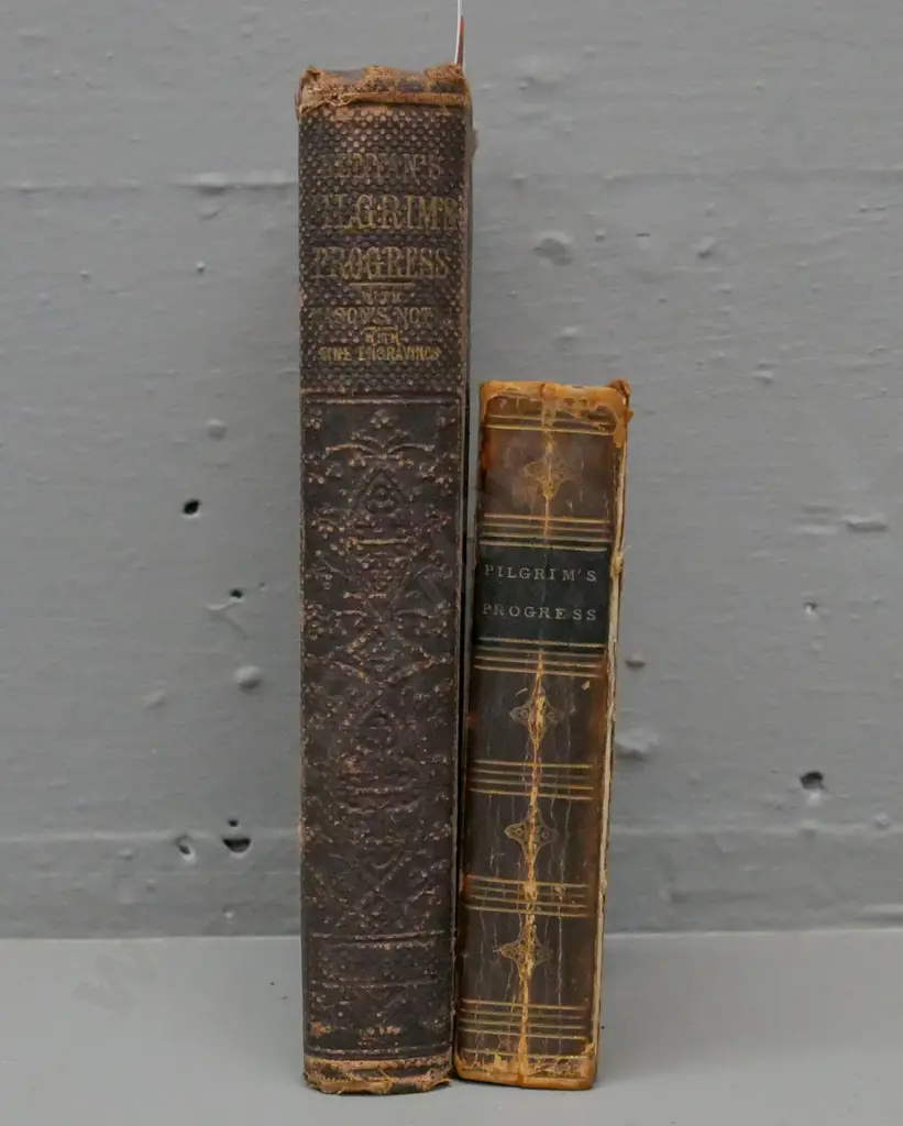 2x Pilgrim's Progress: W. Suttaby, London, 1805; T Nelson & Sons, London, 1863. Suttaby: Image 1++