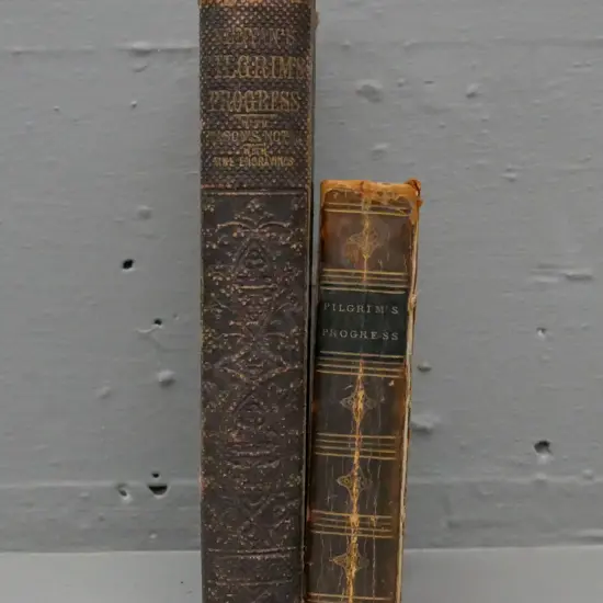 2x Pilgrim's Progress: W. Suttaby, London, 1805; T Nelson & Sons, London, 1863. Suttaby: