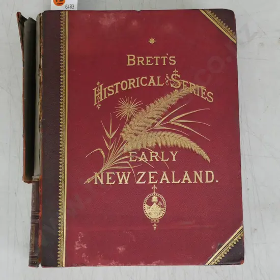 Brett's Historical Series Early New Zealand, Sherrin & Wallace, Leys [ed], H Brett, Auckland 1890.