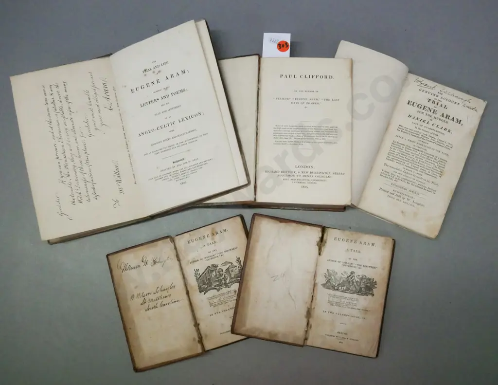 5x books on Eugene Aram: Image 1++