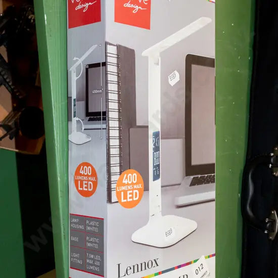 Lennox digital display desk lamp