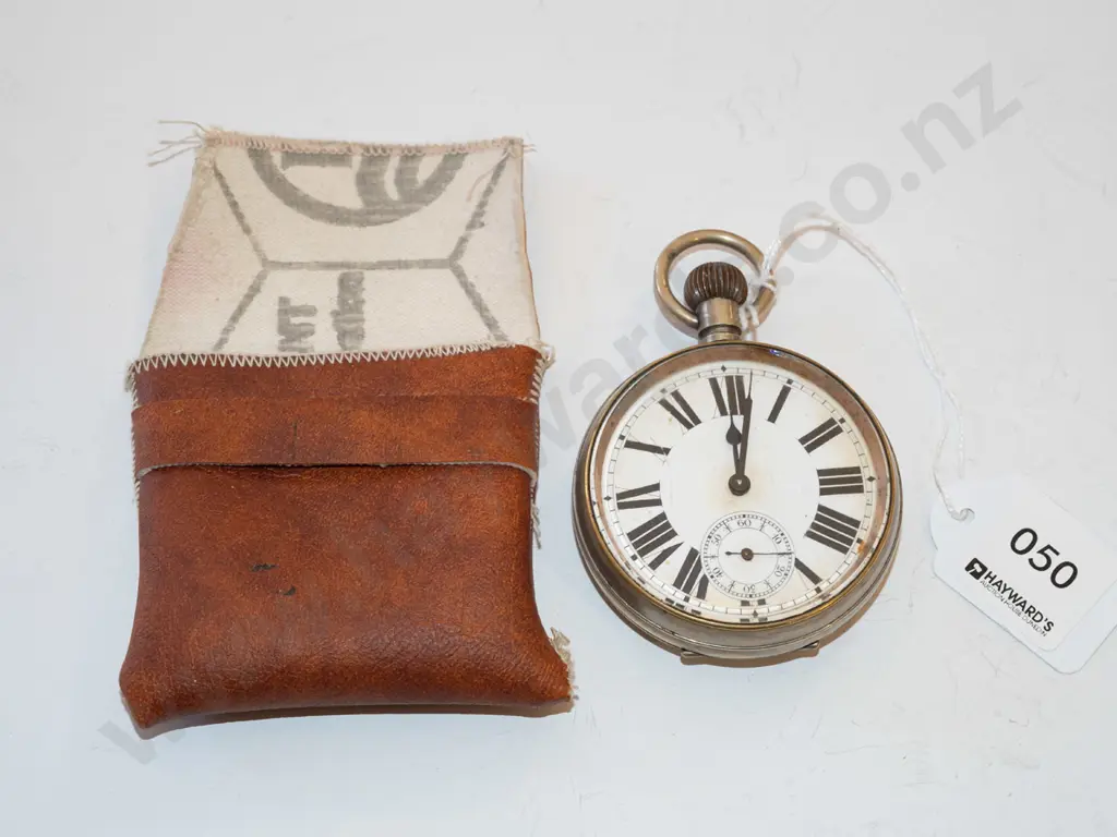 large vintage plated fob watch - as is no returns Image 1++