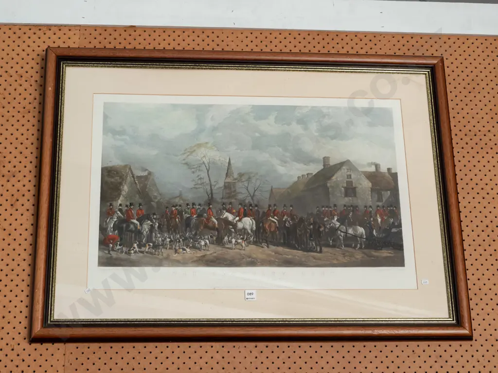 framed print - The Pytchley Hunt W1035 Image 1++