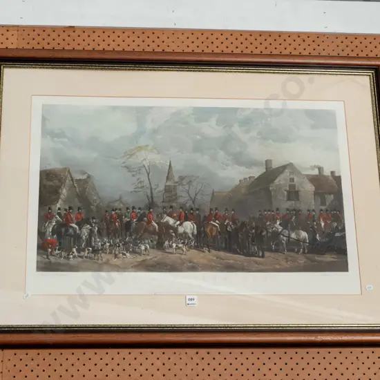 framed print - The Pytchley Hunt W1035