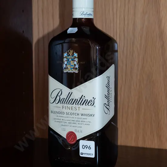 1.125L bottle of Ballantyne's blended whiskey