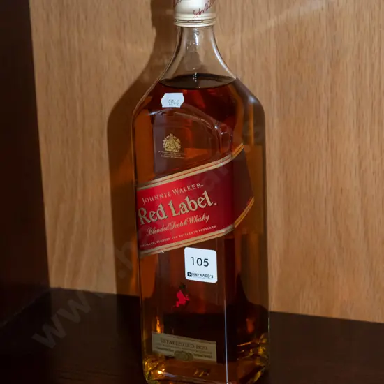 1.125L Johnnie Walker Red Label whisky