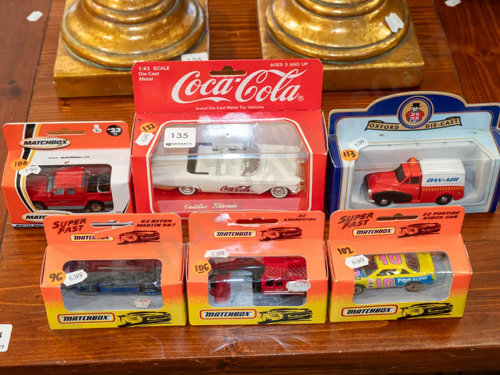 3x carded Matchbox vehicles, 3x other diecast model vehicles Image 1++