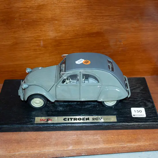 scale model of a Citroen 2CV 1952