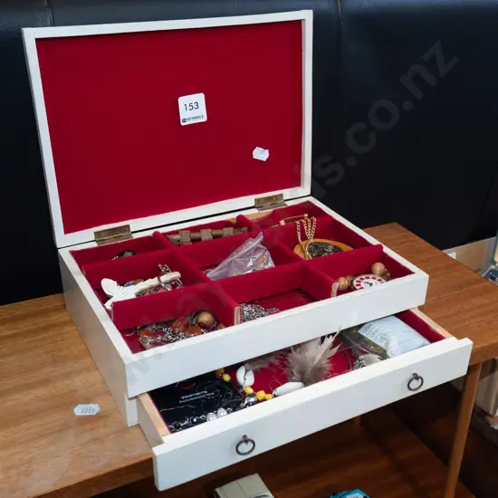 jewellery box and costume jewellery