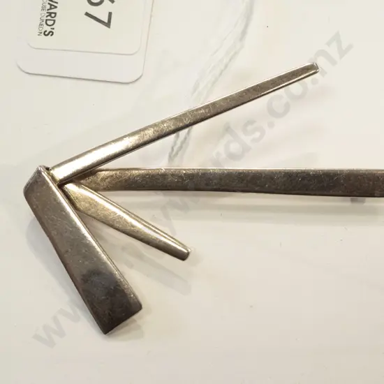 Mexican sterling silver brooch 15gm