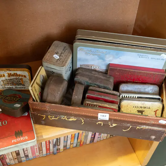 box; vintage tins
