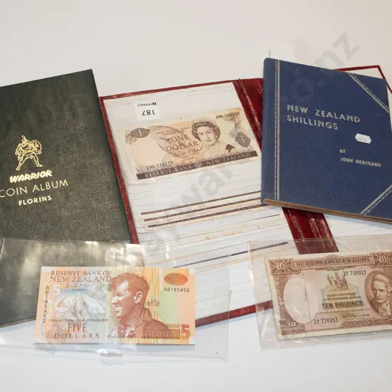 bank notes & collector coins, albums incomplete