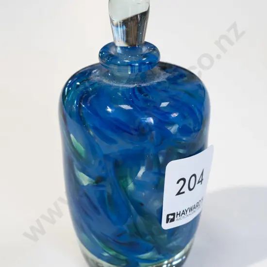 art glass scent bottle