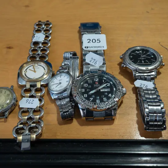 assorted wristwatches & part wristwatch 
