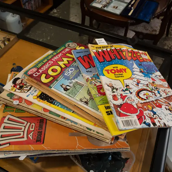 various English comic books
