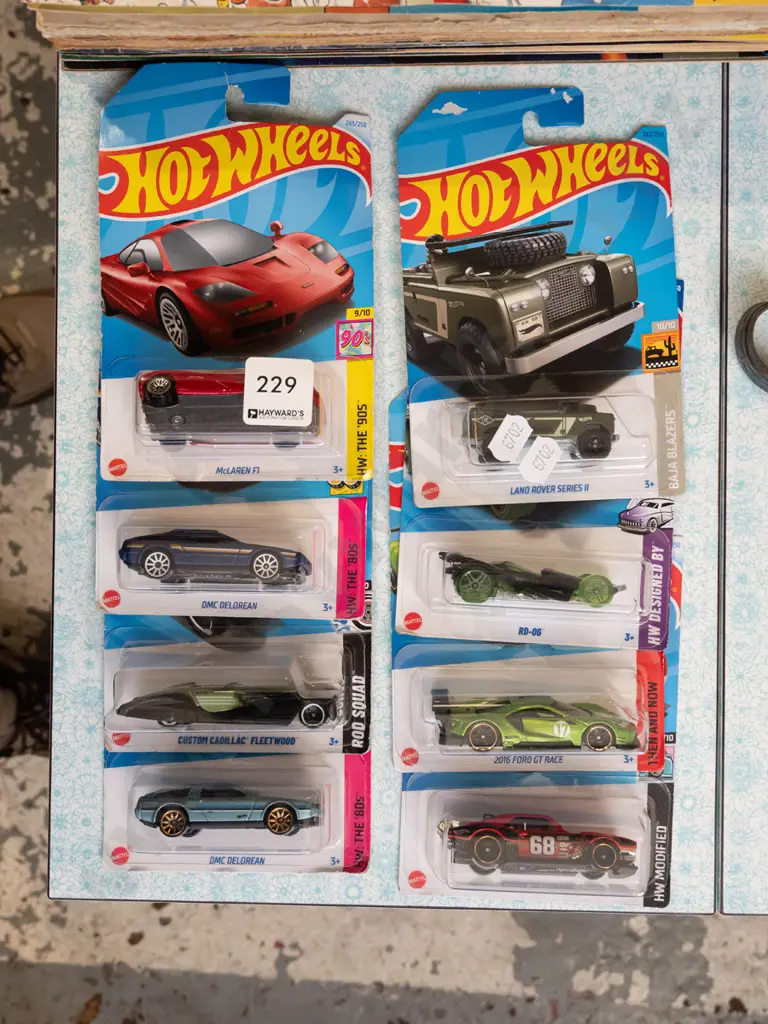 8x as new carded Hotwheels vehicles Image 1++