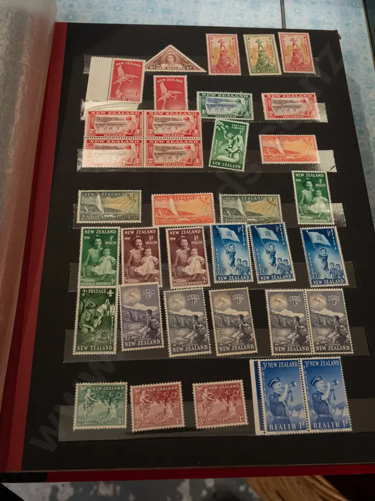 3x stamp albums and stamps Image 1++
