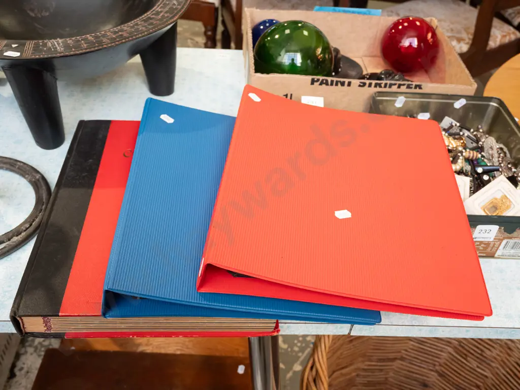3x stamp albums and stamps Image 1++