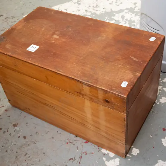 wooden storage box W415