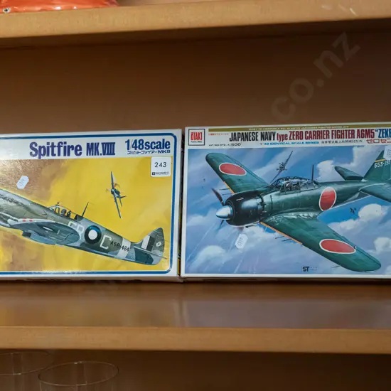 2x scale model yet to be assembled aircraft