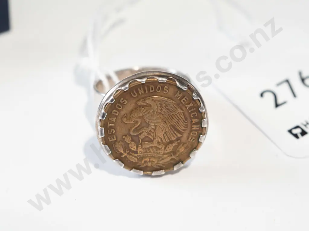 Mexican sterling silver ring 11gm Image 1++