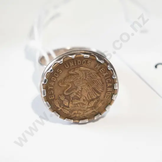 Mexican sterling silver ring 11gm