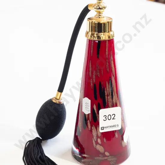 art glass scent bottle