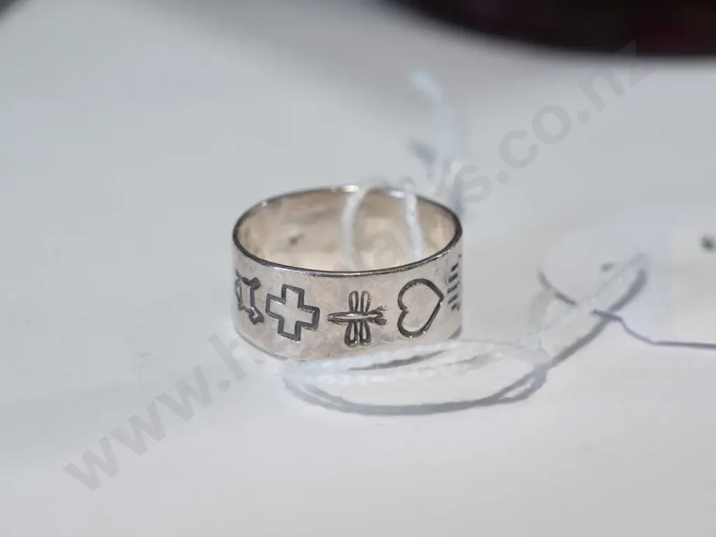 sterling silver patterned rings Image 1++