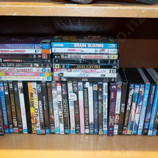 bay of DVDs