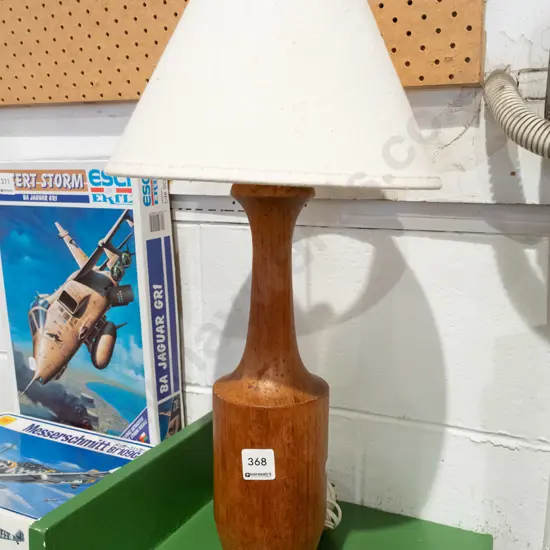 wood based table lamp H500