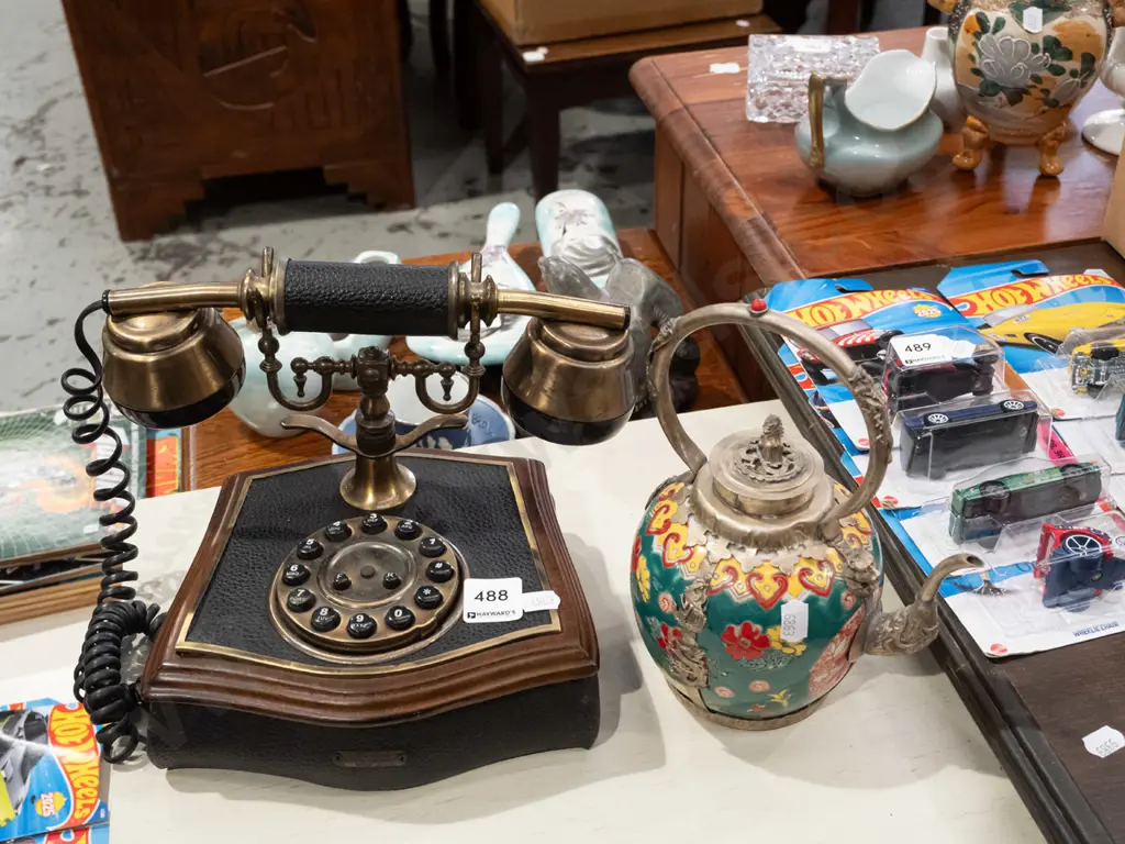 telephone, Asian dragon themed teapot Image 1++