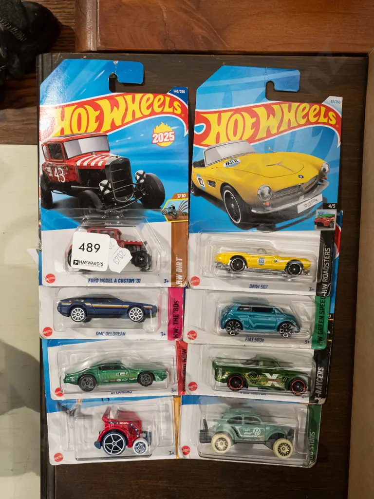 8x as new carded Hotwheels vehicles Image 1++