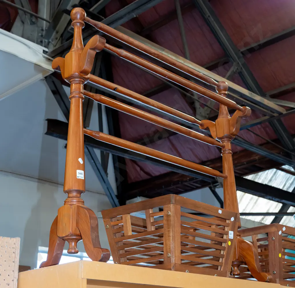 wooden towel rail Image 1++