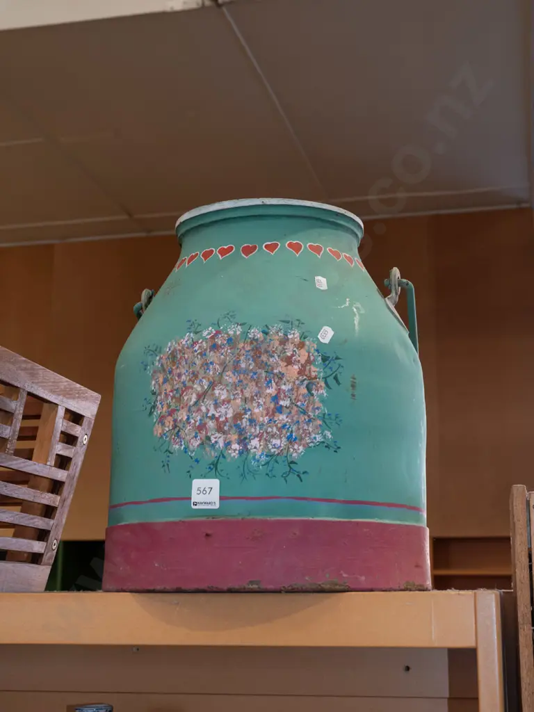 hand painted milk urn H400 Image 1++