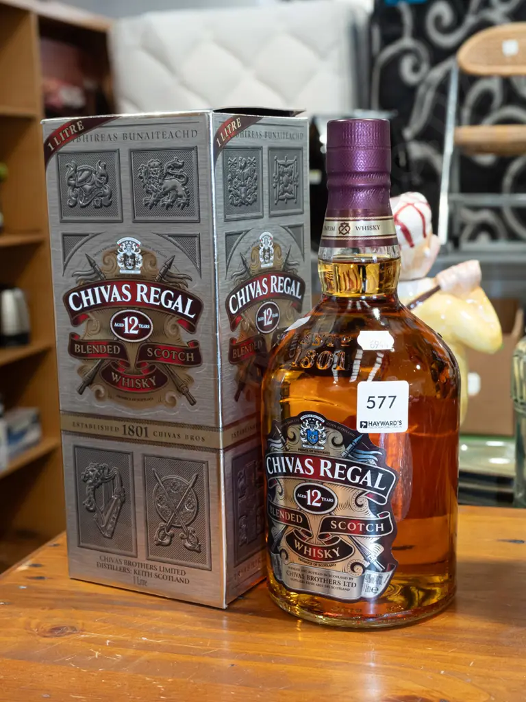 1L Chivas Regal 12 year blended Scotch Image 1++