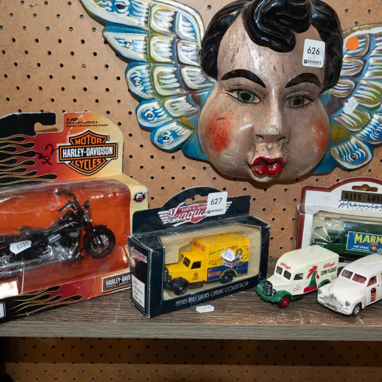 5x diecast model vehicles